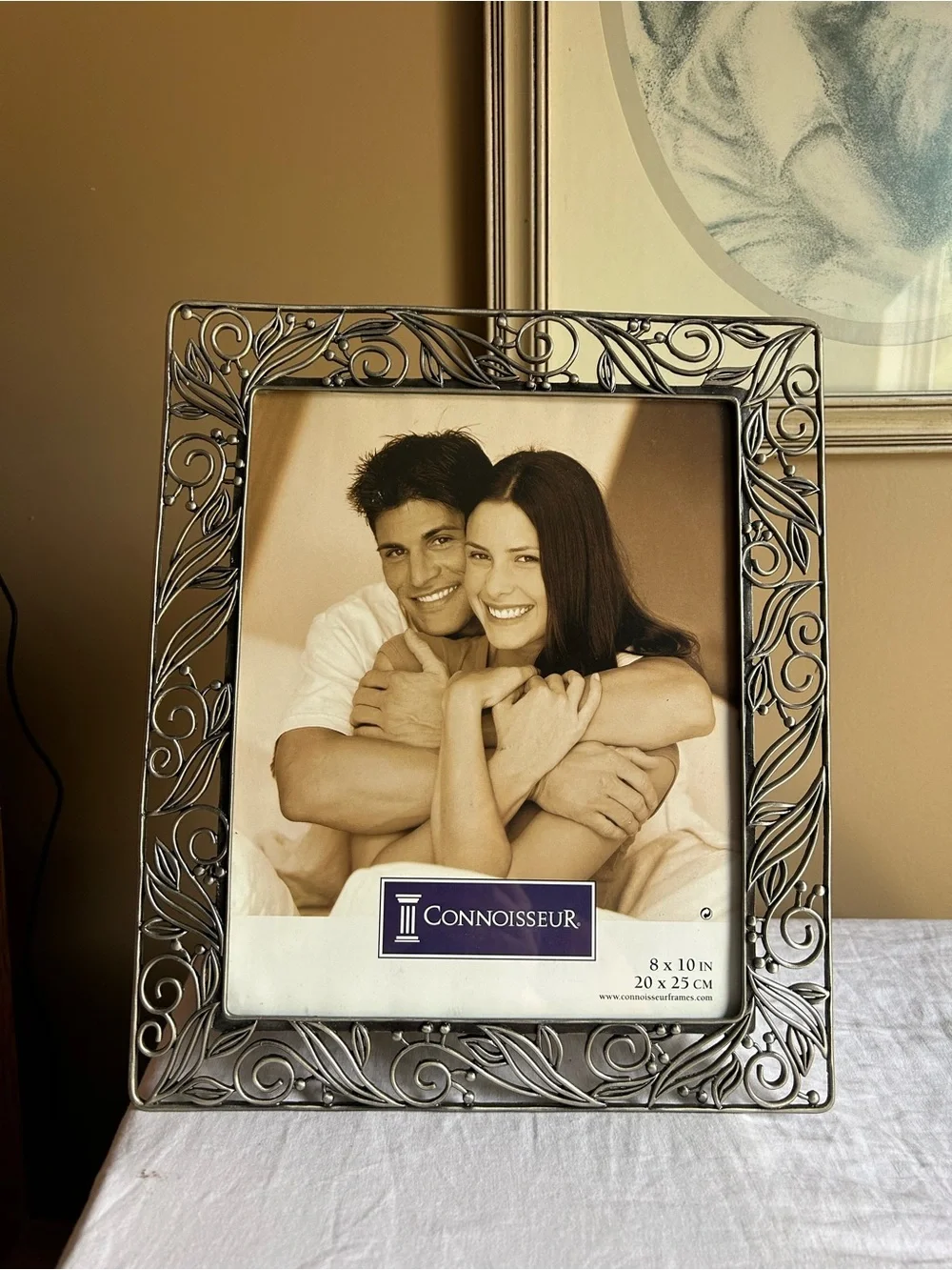 Silver Ornate Metal Photo Frame - Silver